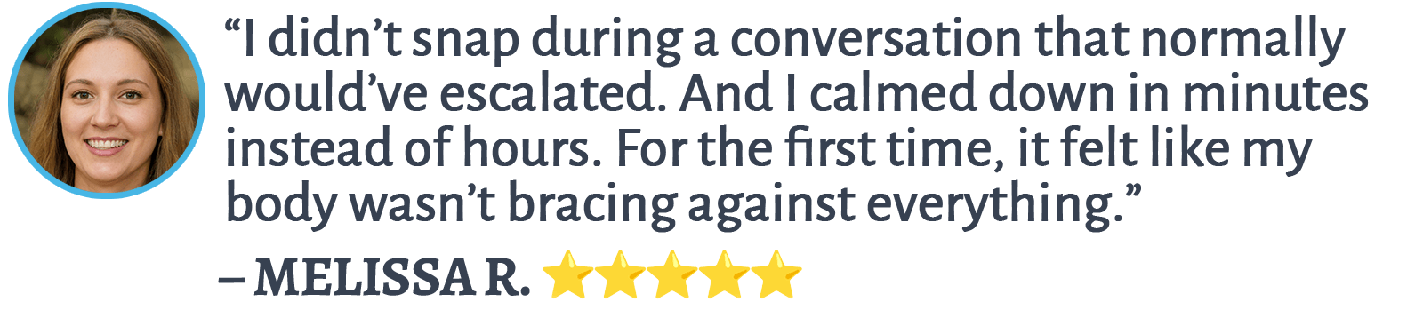 Testimonial - Melissa R.